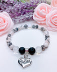 Sister Heart Companion Charm Bracelet Lava
