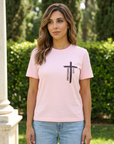Trust in the Lord Christian T-Shirt in Pink