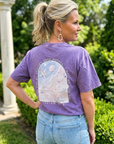 Through Deep Waters Vintage Wash Christian T-Shirt – Orchid
