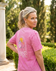 I Can Do All Things Vintage Wash Christian T-Shirt – Hot Pink
