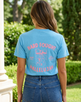 Hard Fought Hallelujah Christian T-Shirt | Sky Blue