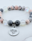 I am Enough Classic Charm Bracelet Druzy