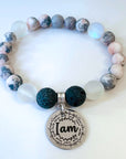 I Am Bible Verses Classic Charm Bracelet Lava