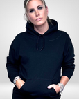 Just Pray - Black Monochrome Christian Hoodie