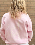 Just Pray 2nd Edition Pink Crewneck | Christian Sweatshirt