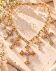 Many Ways to Believe Cross Charm Necklace