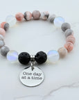 One Day at a Time Charm Bracelet Lava