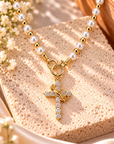 Crowned in Faith Pearl Necklace