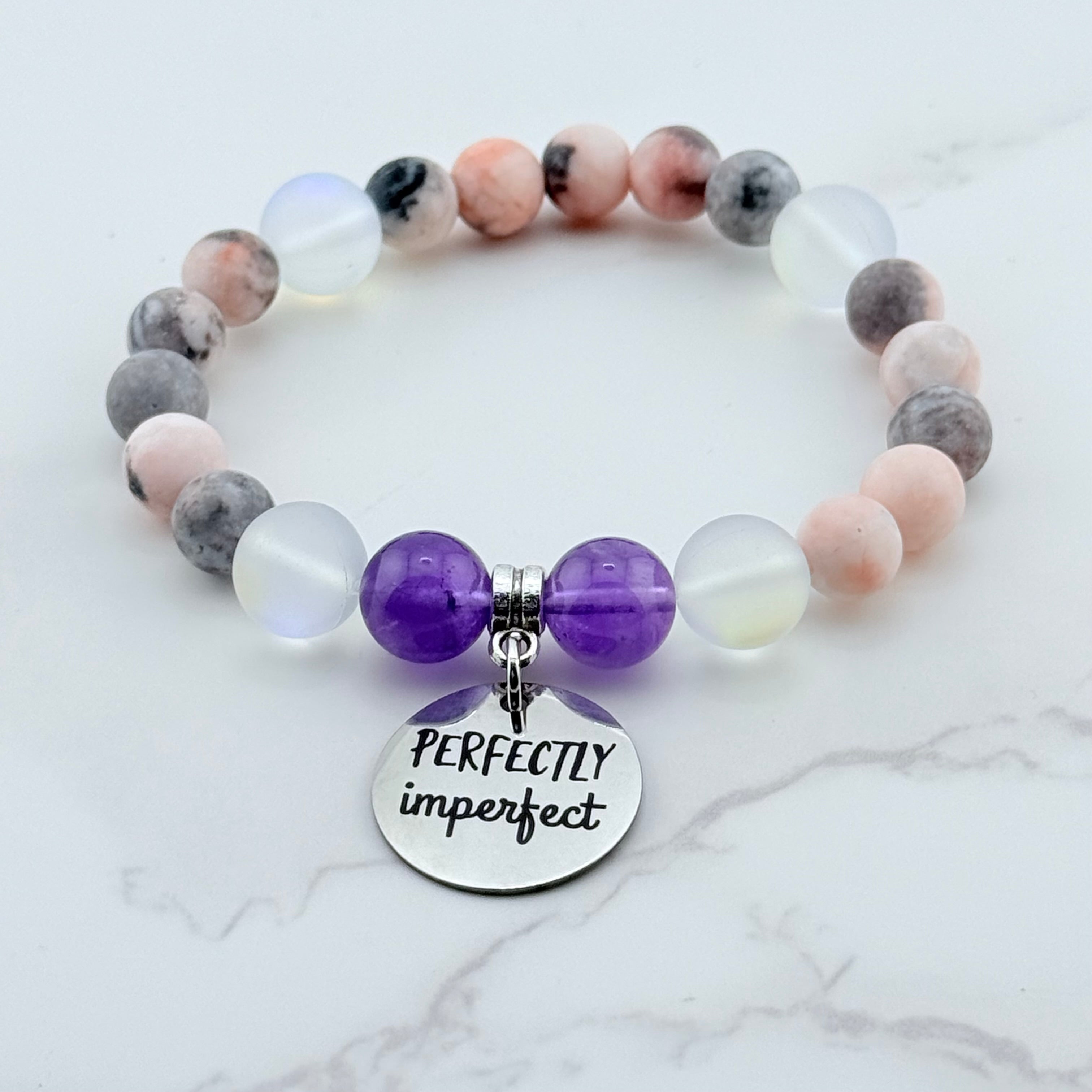 Perfectly Imperfect Classic Charm Bracelet Amethyst