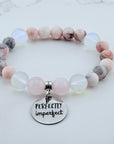 Perfectly Imperfect Classic Charm Bracelet Rose Quartz