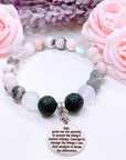 Serenity Prayer Classic Charm Bracelet Lava