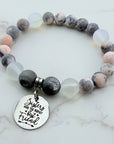 Sisters Make the Perfect Best Friend Classic Charm Bracelet Druzy