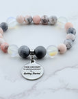 The Secret to Getting Ahead is Getting Started Classic Charm Bracelet Druzy