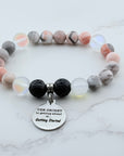 The Secret to Getting Ahead is Getting Started Classic Charm Bracelet Lava