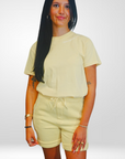 5SRB Yellow Lounge Shorts | Inspirational Comfort
