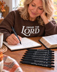 Faith in Every Word Black Pen Set