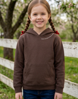 Just Pray Brown Youth Hoodie | Christian Youth Hoodie