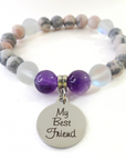 My Best Friend Classic Charm Bracelet Amethyst