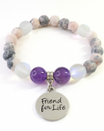 Friend for Life Classic Charm Bracelet Amethyst