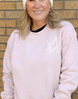 NEW Just Pray - Blush Christian Crewneck
