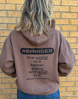 Reminder Hoodie - Clay Brown