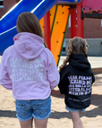 Youth Dear Person Behind Me Hoodies & Crewnecks