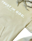 Trust In God - Sand Christian Hoodie