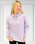 Trust In God - Lavender Christian Hoodie