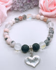 Bride Heart Companion Charm Bracelet