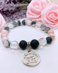 The Love Between a Mother and Her Son is Forever Classic Charm Bracelet Lava