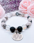 Sometimes I Just Look Up Classic Charm Bracelet Lava