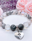 Love & Faith Classic Charm Bracelet Druzy
