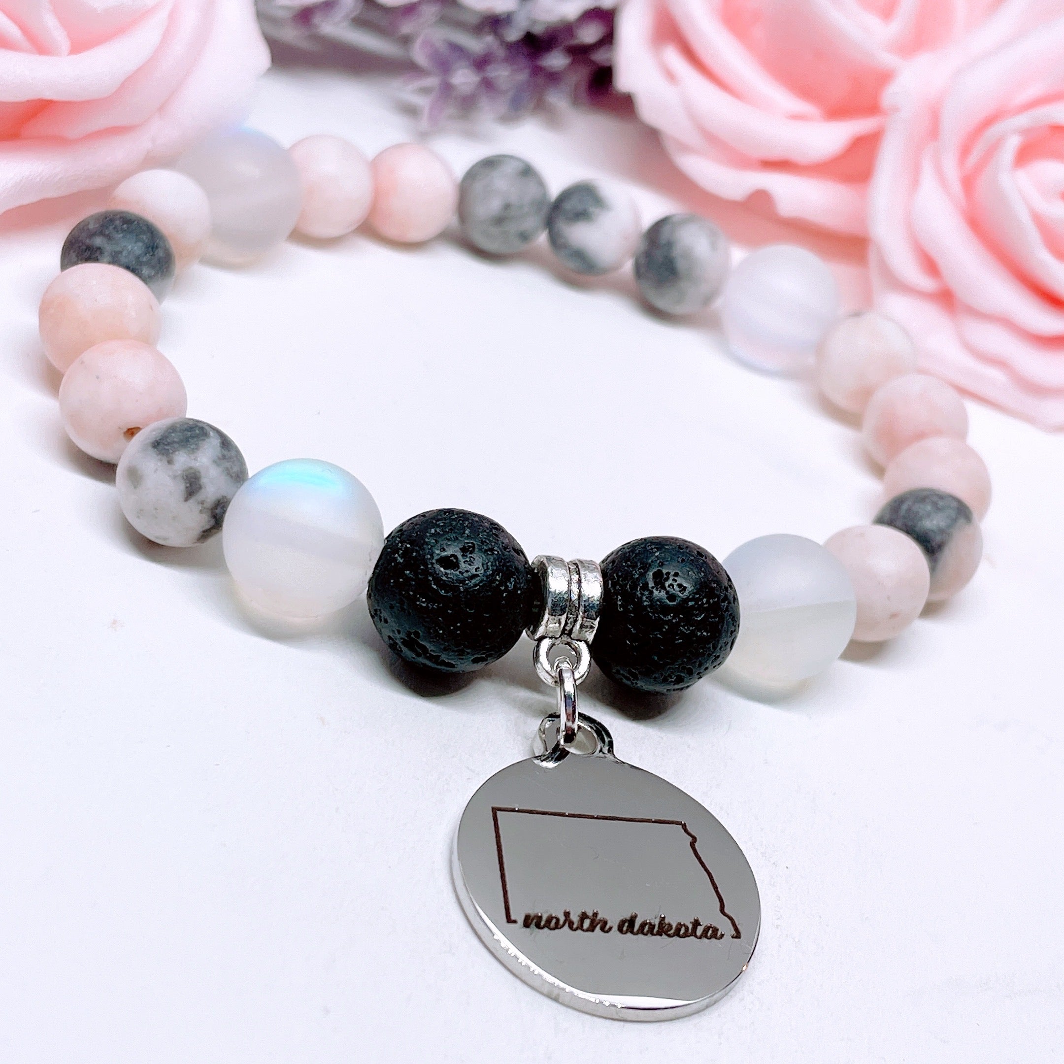 North Dakota State Classic Charm Bracelet Lava