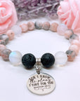 For I Know the Plans I have for You Charm Bracelet Lava