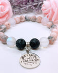 For I Know the Plans I Have for You Classic Charm Bracelet Lava
