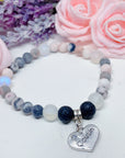Cousin Heart Companion Charm Bracelet Lava