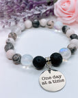 One Day at a Time Charm Bracelet  Lava