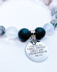 I Can Do All Things Through Christ Who Strengthens Me Classic Charm Bracelet Lava
