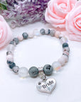 Bride Heart Companion Charm Bracelet