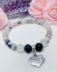 Friend Heart Companion Charm Bracelet Lava