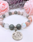 For I Know the Plans I have for You Charm Bracelet Druzy