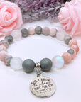 For I Know the Plans I Have for You Classic Charm Bracelet Druzy