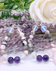 Teardrop Amethyst Gemstone Earrings