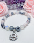 Best Mom Ever Companion Charm Bracelet Druzy