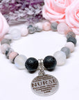 Nurse Sentiments Classic Charm Bracelet Lava