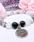 Survivor Sentiments Classic Charm Bracelet Lava