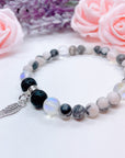 Angel Wing Companion Charm Bracelet Lava