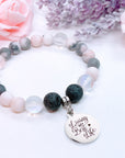 Living my Best Life Charm Bracelet Lava