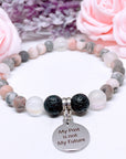 My Past is Not My Future Companion Charm Bracelet Lava