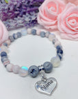 Nana Heart Companion Charm Bracelet Druzy